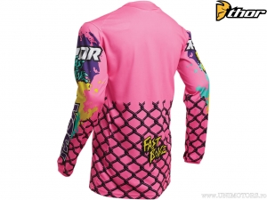 Blouse enduro/cross Jeunesse (enfants) Pulse Fast Boyz (rose) - Thor