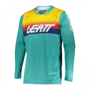 Blu enduro / cross Leatt - Moto 4.5 Lite Aqua 2022: Taglia - L