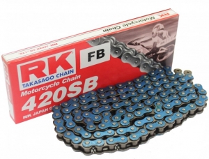 Blue RK Chain 420 SB / 110 - Yamaha RD 80 MX ('81-'84) - RK