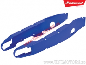 Blue swingarm protectors - Yamaha YZ 250 F 4T / YZ 450 F ('05-'08) - Polisport