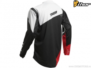 Blusa de enduro / cross Sector Blade (preto / vermelho) - Thor