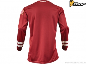 Blusa enduro / cross Hopetown (vermelho / branco) - Hallman