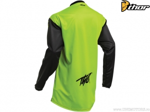 Blusa enduro / cross Juvenil (crianças) Sector Link (preto / amarelo verde) - Thor