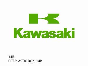 BOÎTE EN PLASTIQUE RET, 14B - 14B - Kawasaki