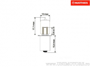 Bobina de ignição HS3 PX13.5S 6V 2.4W - JM