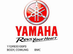 BODY, COWLING BMC - 11DF835100P3 - Yamaha