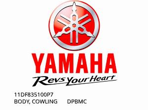 BODY, COWLING       DPBMC - 11DF835100P7 - Yamaha