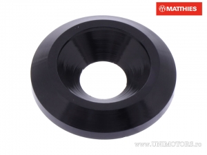 Bolt with washer M8 8.00 x 25.00 x 5.00 mm black aluminum - JM