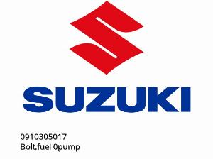 Bolt,fuel 0pump - 0910305017 - Suzuki