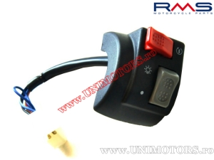 Botão de partida / farol - MBK Booster NG / Spirit / Yamaha BW's NG / Slider - 50cc 2T - (RMS)