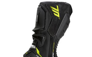 Botas (botas) de motocicleta Racing Unisex Seventy modelo SD-BR1 cor: preto / amarelo fluorescente - Preto / amarelo fluorescent