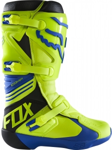 Botas Enduro/Cross Fox Comp [Amarillo/Azul]: Talla - 11