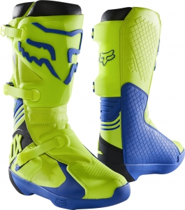 Botas Enduro/Cross Fox Comp [Amarillo/Azul]: Talla - 11