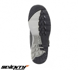 Bottes (chaussures) moto Adventure (Touring) Unisexe modèle Seventy SD-BA5 couleur: noir - Noir, 45