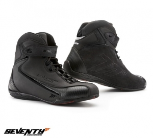 Bottes de moto Urban Unisex Seventy modèle SD-BC6 couleur: noir - Noir, taille 46