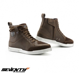 Bottes de moto Urban Unisex Seventy modèle SD-BC7 couleur: marron - Marron, taille 43