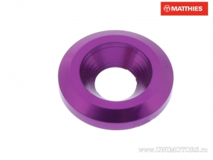 Boulon de fixation à tête hexagonale M6 6,00 x 19,00 x 3,40 mm en aluminium violet - JM