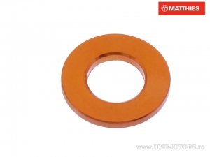 Boulon M8 8.00 x 20.00 x 1.60 mm en aluminium orange - JM