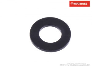 Boulon Saiba M8 8.00 x 16.00 x 1.50 mm en aluminium noir - JM