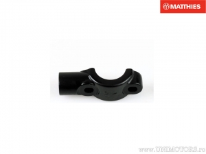 Brake/Clutch Lever Collar with Black M10x1.25mm Mirror Support for 1 inch (25.4mm) Handlebar - JM