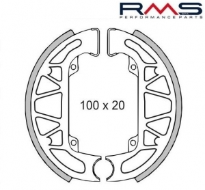 Brake shoe set - Gilera Easy Moving / Storm / Piaggio / NRG / Quartz / Sfera / Zip / Sfera / Typhoon 50cc - RMS