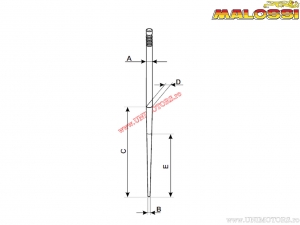 Brandstofdosering carburateur Dellorto (U6) - Malossi