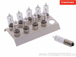 Bulb H21W BAY9S 12V 21W set of 10 - JM