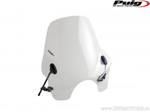 Bulle Touring Puig Transparente - BMW G 650 / Ducati Monster / Scrambler / Honda CB Hornet / CBF / VT / Kawasaki EN / ER - Puig