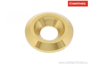 Bullone M6 6.00 x 19.00 x 3.40 mm in Alluminio Dorato con Perno di Posizionamento - JM