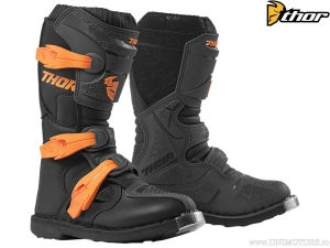 Buty enduro / cross Młodzieżowe (dziecięce) Blitz XP (czarno / pomarańczowe) - Thor