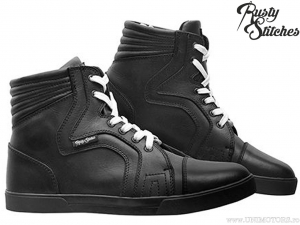 Buty motocyklowe Rusty Stitches Franky Black (czarne) - Rusty Stitches