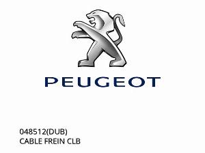 CABLU FRÂNĂ CLB - 048512(DUB) - Peugeot