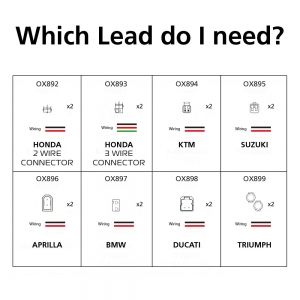 Cabos de sinalização Honda (conector com 3 fios) - 2 peças - Oxford