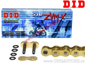 Cadena de transmisión DID X-Ring - 530ZVM-X (oro / oro) - (96 - 126 eslabones) - DID