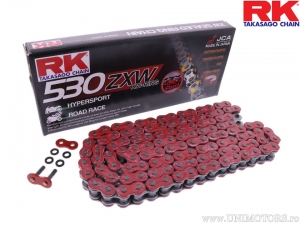 Cadena roja RK 530 ZXW / 108 - Honda CBR 600 F / CBR 900 RR Fireblade / CBX 1000 / VFR 800 FI / MZ/MUZ 1000 1000 S - RK