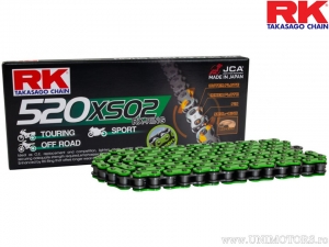 Cadena verde RK X-RING GN520XSO2 / 112 - Beta Alp / RR / Gas Gas SM 450 FSE / Honda NC 750 / NC 700 / VT 125 / XL 1000 V - RK