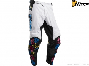 Calças de enduro / cross Pulse Fast Boyz (branco) - Thor