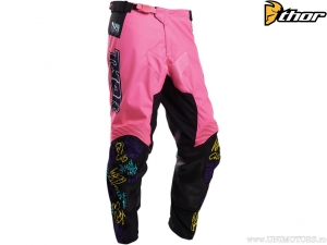 Calças de enduro / cross Pulse Fast Boyz (rosa) - Thor