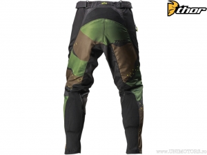 Calças de enduro / cross Terrain Off Road Gear (camuflagem verde) - Thor