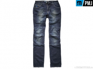 Calças de moto femininas / casuais PMJ Jeans FLOM13 Florida Denim Dark (azul escuro) - PM Jeans