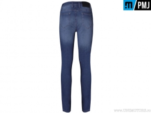 Calças de moto femininas / casuais PMJ Jeans SKI18 Skinny Denim (azul) - PM Jeans