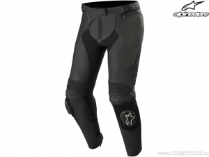 Calças de moto Stella Missile v2 Airflow Leather (preto) - Alpinestars