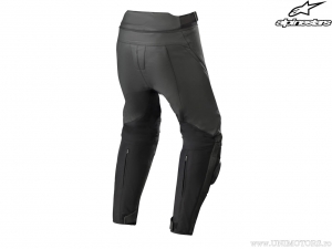 Calças de moto Stella Missile v2 Airflow Leather (preto) - Alpinestars