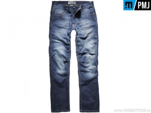 Calças de motocicleta / casual PMJ Jeans RID14 Rider Denim (azul) - PM Jeans