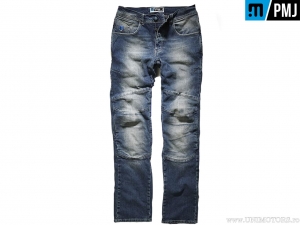 Calças de motocicleta / casual PMJ Jeans Vegm13 Vegas Denim (azul escuro) - PM Jeans