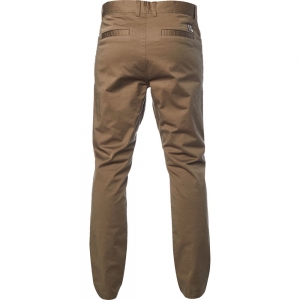 Calças de motocicleta Stretch Chino [Marrom]: Tamanho - 33