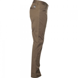 Calças de motocicleta Stretch Chino [Marrom]: Tamanho - 33