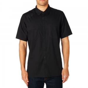 Camisa de manga curta casual Redplate Flexair [Preto]: Tamanho - S