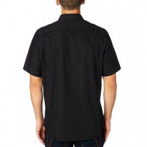 Camisa de manga curta casual Redplate Flexair [Preto]: Tamanho - S