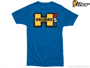 Camiseta casual Big H (azul) - Hallman